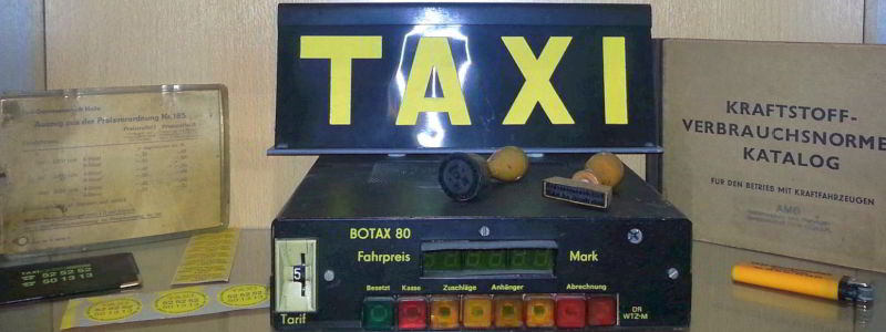 Taxi Archiv DDR-Taxameter